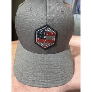Travis Mathew Snapback Trucker Golf Hat Est MMVII California Patch Charcoal